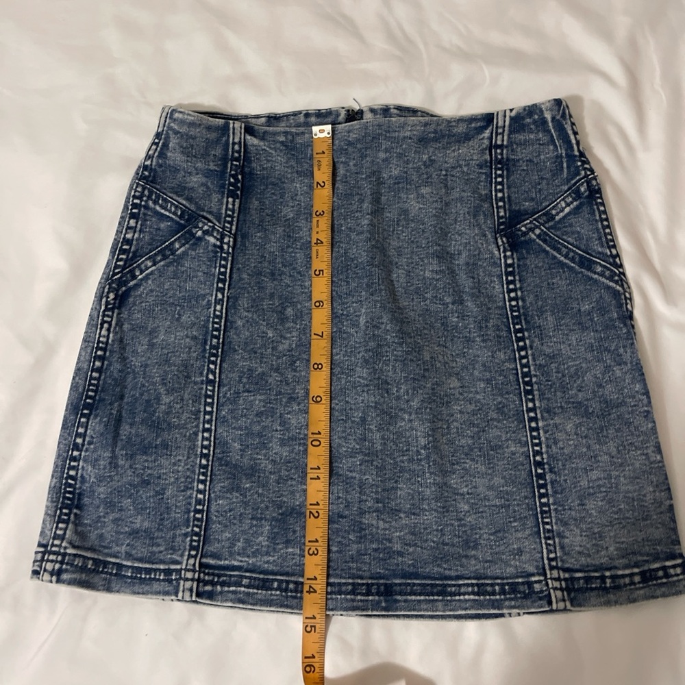 Wild Fable Blue Denim Mini Skirt